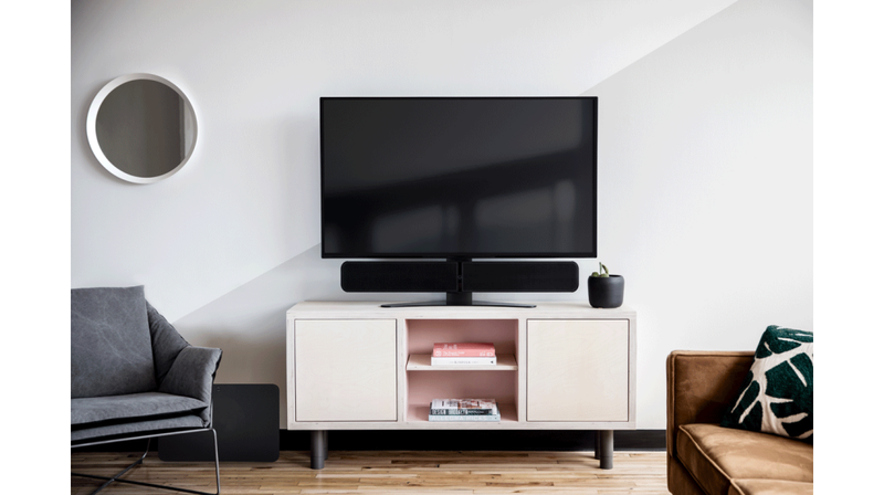 Versatile Subwoofer and TV Stand Can Be Added Effortlessly to Augment Bass Performance and Expand Placement Options.