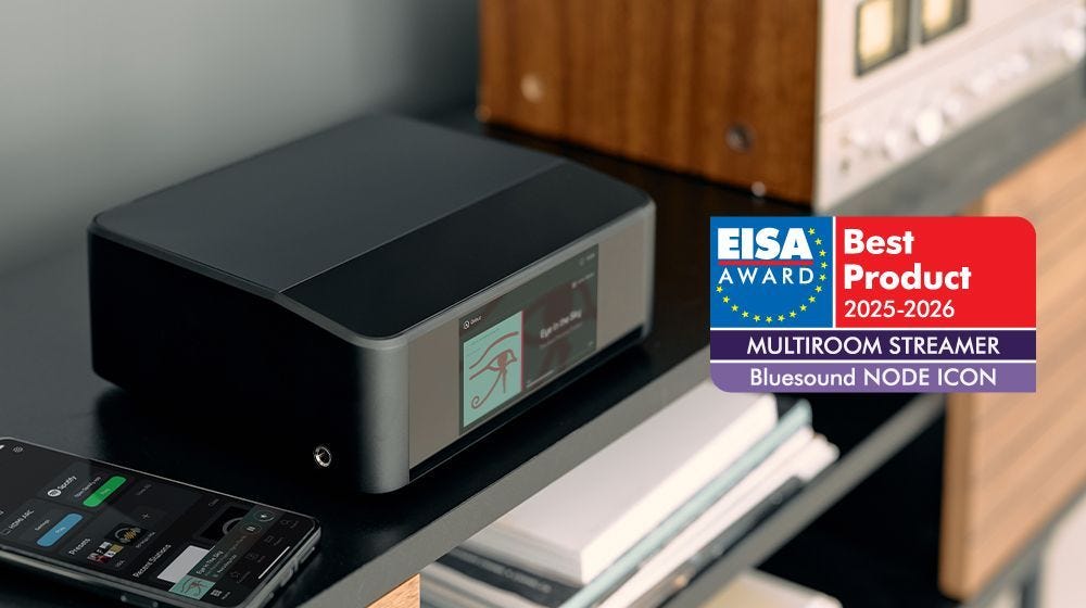 NODE ICON with EISA top honours badge