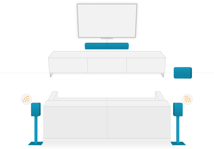 Speaker setup 1